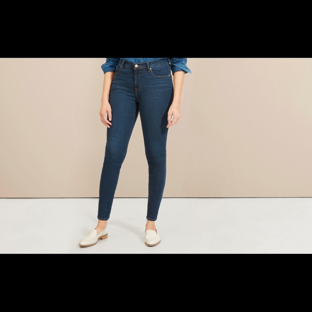 Everlane Authentic Stretch Mid-Rise Skinny Jeans